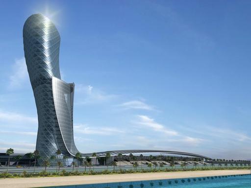 Обо всем - Capital Gate Abu Dhabi - здание с самым большим наклоном в мире