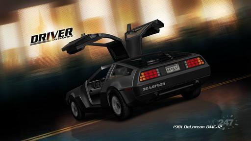 Driver: Сан-Франциско - DeLorean в списке машин Driver: San Francisco